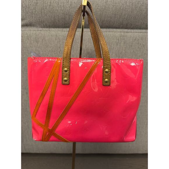 Louis Vuitton Robert Wilson Vernis Fluo Reade PM Monogram Leather Handbag Tote - Picture 1 of 14